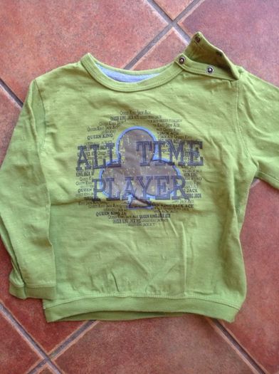 Green Name It Top Size 80 (Age 12 months)
