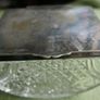 Antique Crystal Cut Glass  Trifle Serving Bowl With Silver Plated Rim and Cover Image 4