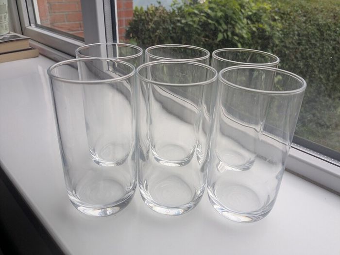 6 hiball glasses