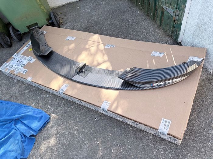 carbon fiber, front splitter