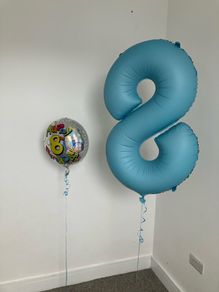 Birthday Balloons 8 Years of age