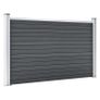 Garden Fence WPC 872x106 cm Grey Image 3