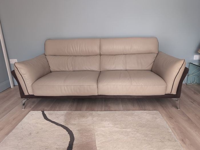 3 seater leather sofa