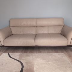 3 seater leather sofa