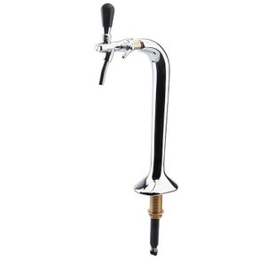 Beer Tap Tower Single Home Bar Bridge Kegorator Push Chrome Plated Brass