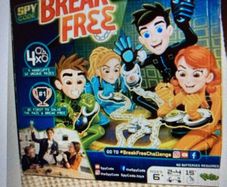 Break Free Board Game. As New (2/4 Players  6 yr up