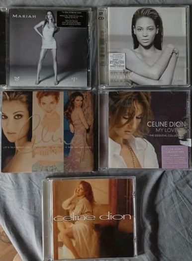 Beyonce, Mariah Carey, Celine Dion CD's