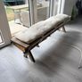 Diamond Furniture Horsen Y-Leg Bench 180cm Image 2