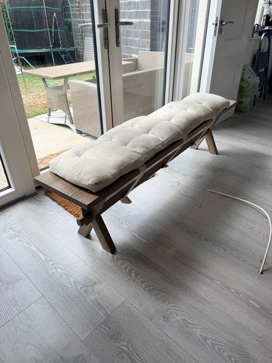 Diamond Furniture Horsen Y-Leg Bench 180cm