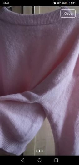American Vintage pale pink sweater