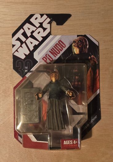 Star Wars Po Nudo 3.75 " Scale New & Unopened (Some Discolouration & Edge Wear To The Card)