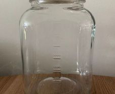 Large Glass Storage Jar - 2