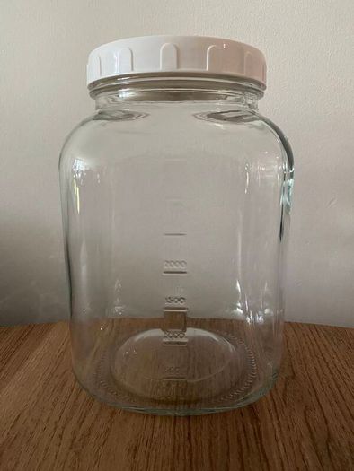 Large Glass Storage Jar - 2