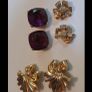 3 pairs of Nina Richi clip-on earrings in good condition Image 6