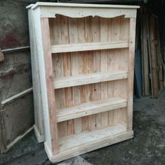 Handmade rustic bookcase