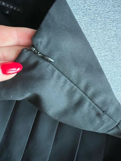 Wool Theory pleated skirt