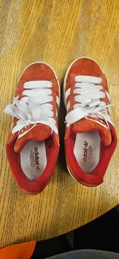 Red Adidas campus