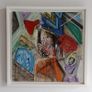 Original Painting Original Art Office Art Mid Century Style Art Image 2