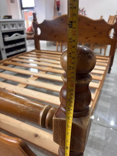Solid Pine King Size Bed