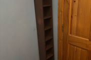 shelf wooden, brown