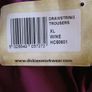 Medical Scrubs Drawstring Trousers XL Wine Image 3