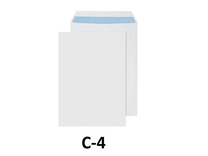Envelopes C4 white (20pcs) self-adhesive