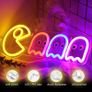 Neon Signs Specter LED Lights Sign Gamer Room Retro Arcade Decor 17x5.9 with USB/Switch Ghost Neon Kids Lights Hang up for Gaming Zone Man Cave Image 6