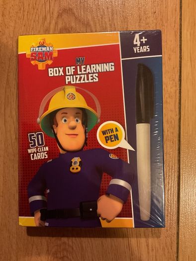 Fireman Sam My box of learning puzzles Brand New sealed