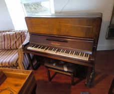 upright piano Russell and Russell