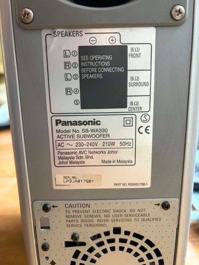 Panasonic Home Theater System