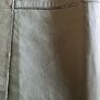 Ladies Vintage Dark Green Leather Skirt by Elton Image 10