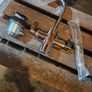 Chrome basin mixer taps Image 2