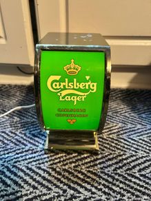 Carlsberg light up beer font