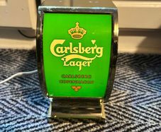 Carlsberg light up beer font