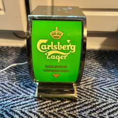 Carlsberg light up beer font