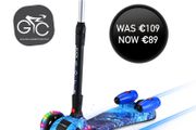 Kids Rocket Smoke Push Scooter