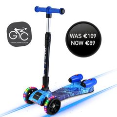 Kids Rocket Smoke Push Scooter