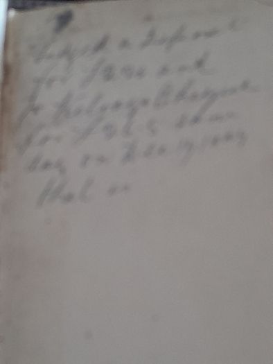 1915 hand written ledger