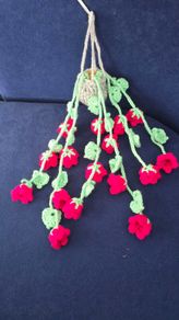 Handmade Crochet Hanging Flower Pot