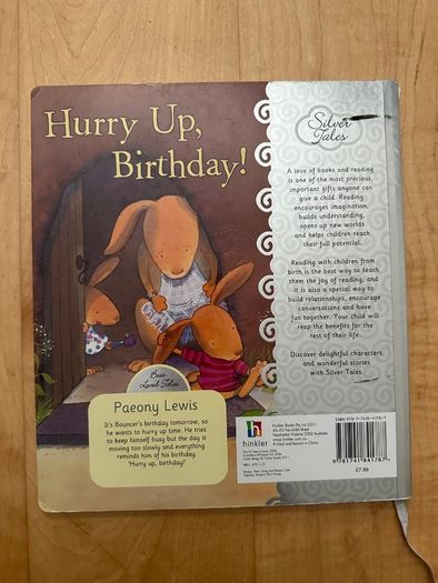 Hurry Up, Birthday! - Hardback: Ages 3-5 years
