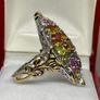 Sapphirey Ring in 18K Vermeil Yellow Gold Plated Image 7