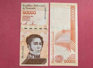 Venezuela  50000 Bolivares  2019  Pick 111a. Uncirculated )