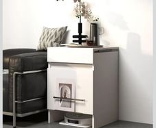 Robot vaccum cleaner cupboard