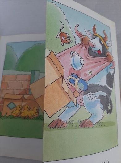 vintage open the flap story book