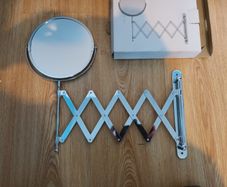 Wall Mounted Two Sided Extendable Mirror