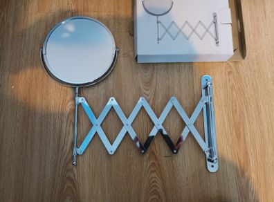 Wall Mounted Two Sided Extendable Mirror