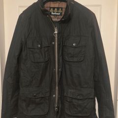 Barbour Corbridge Wax Jacket, Black, XL, Quilted. Rain Hood