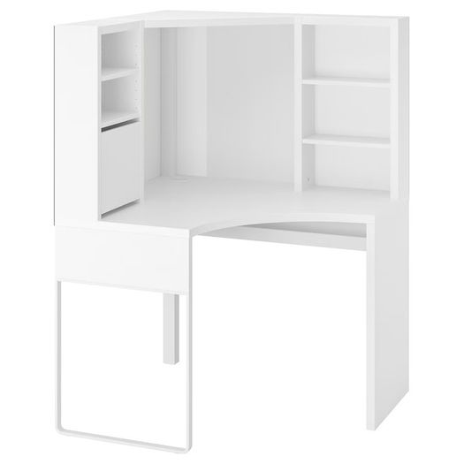 Corner desk with Shelves