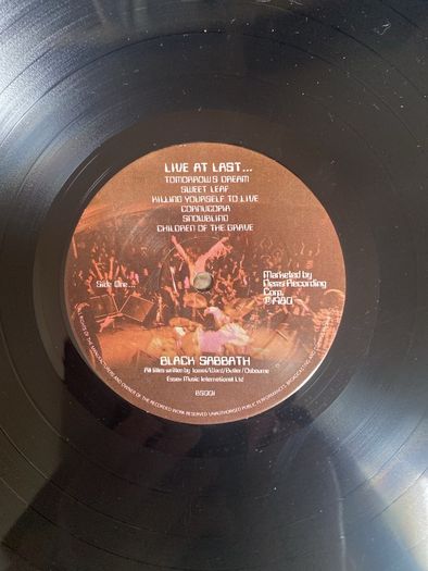 Black Sabbath vinyl