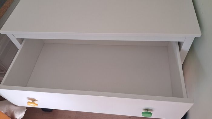 White Ikea chest of drawers